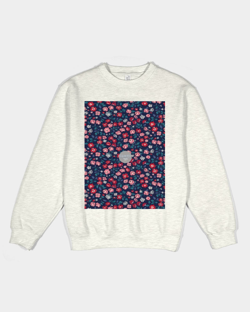 Midnight blue pretty glance. Unisex Premium Crewneck Sweatshirt | Lane Seven
