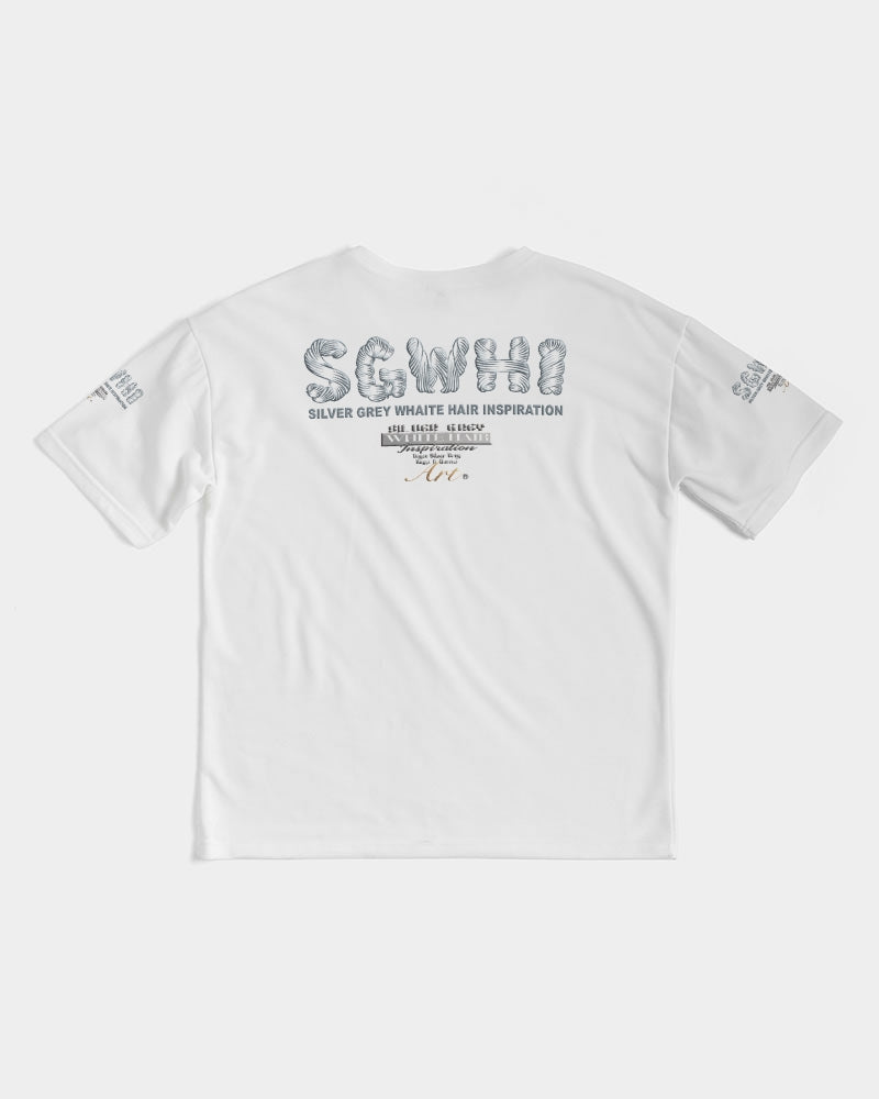 Handsome Asian brother pink painted portrait Men's All-Over Print Premium Heavyweight Tee