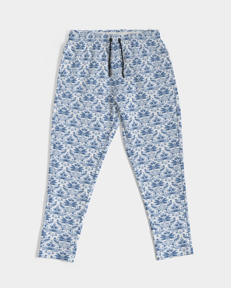 light blue Royal patten Men's All-Over Print Joggers