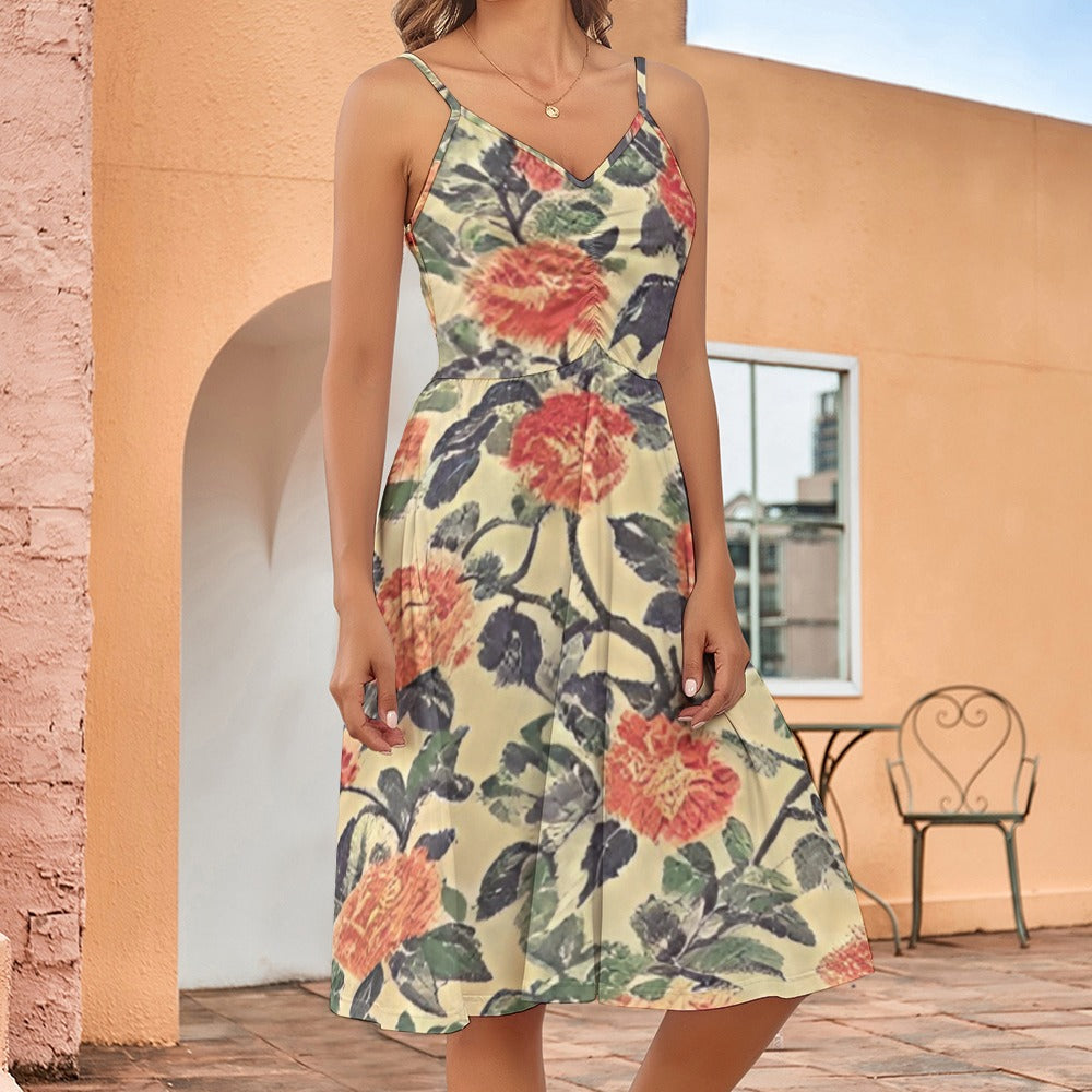 Long suspender dress