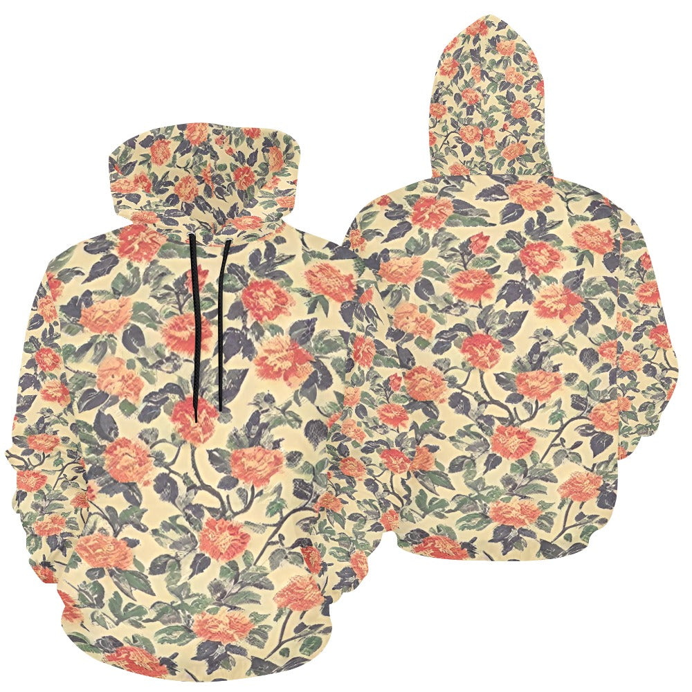 Women's All Over Print Hoodie (Model H13)