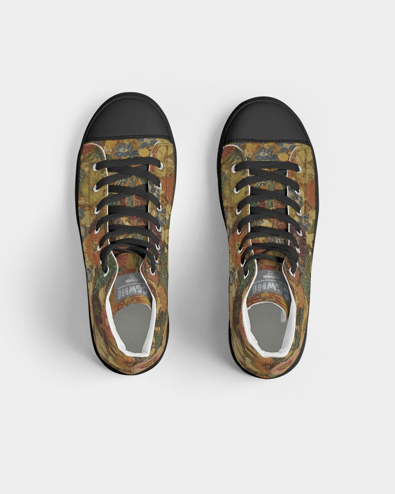 Autumn play Women's Hightop Canvas Shoe - Black