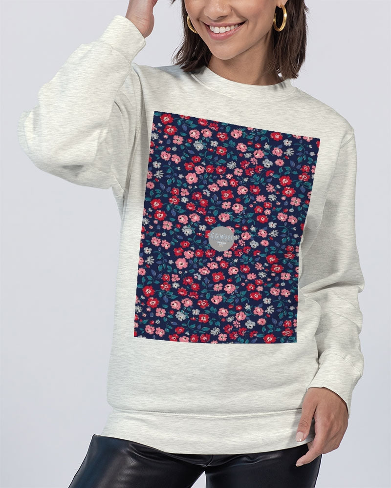 Midnight blue pretty glance. Unisex Premium Crewneck Sweatshirt | Lane Seven