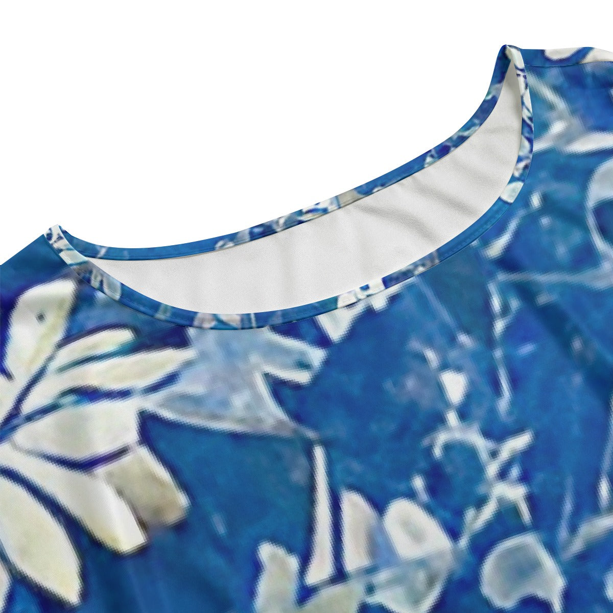 All-Over Print Women's Night Long Dress With Pocket