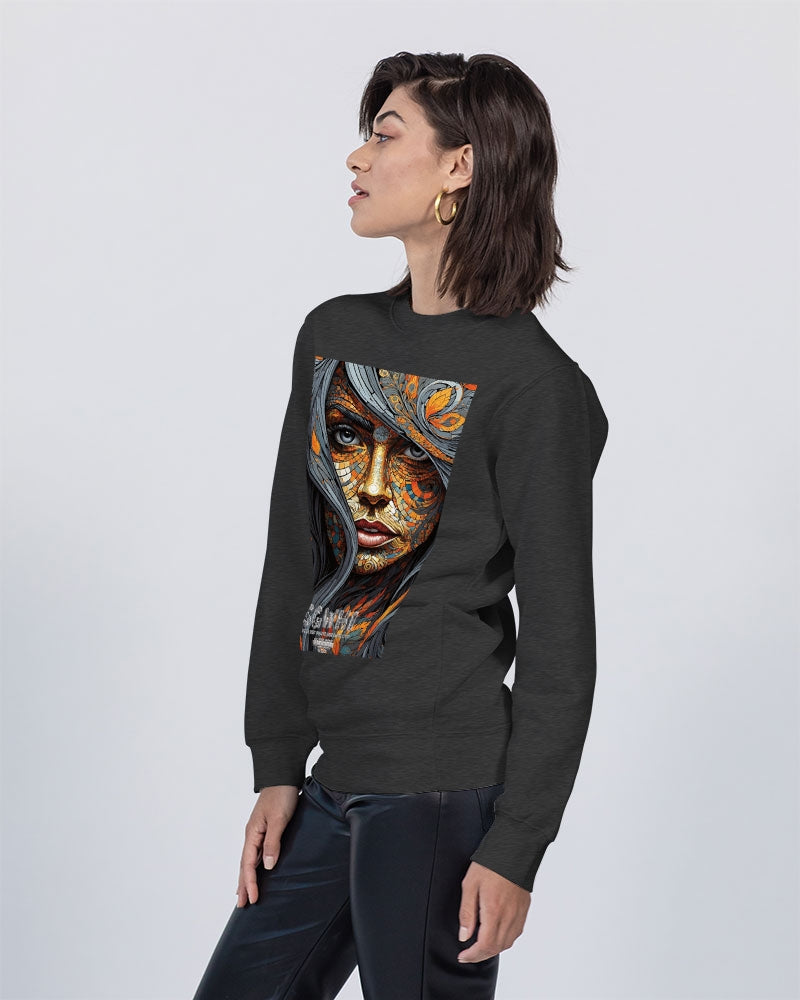 Beautiful Mosaic White Sister Unisex Premium Crewneck Sweatshirt | Lane Seven