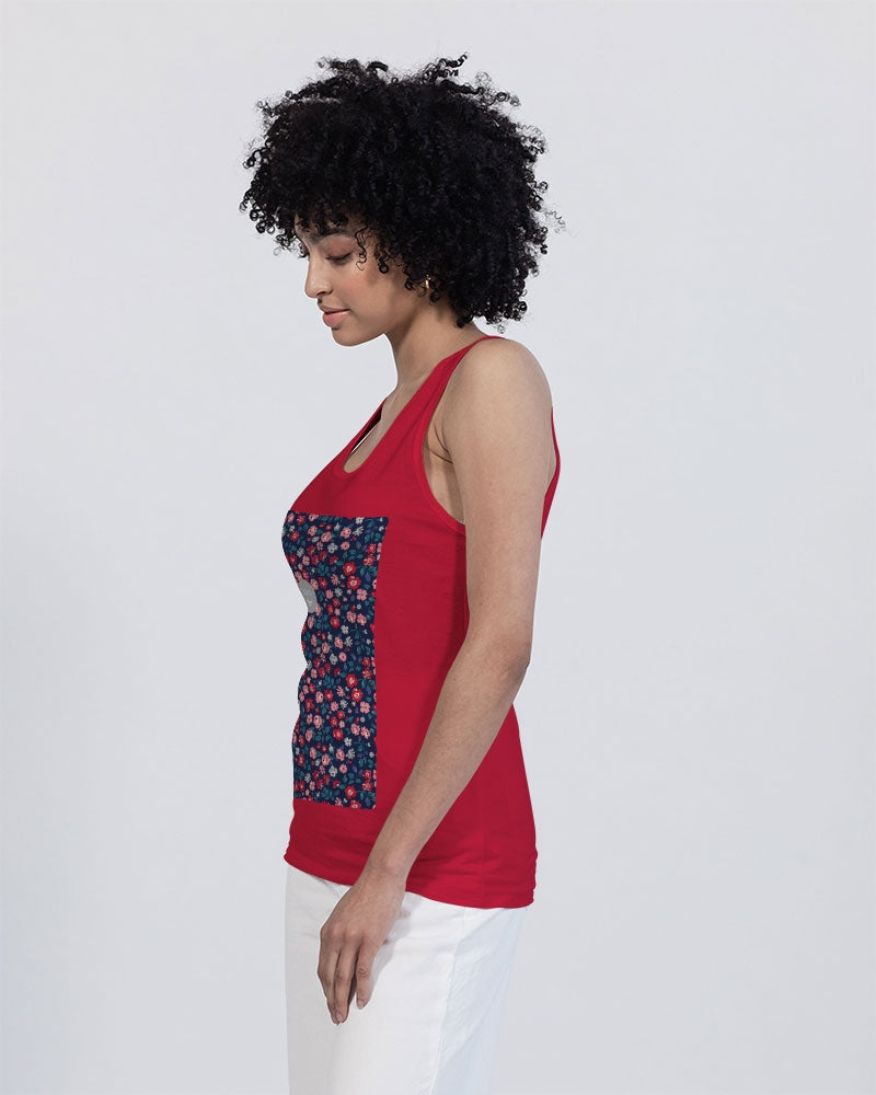 Midnight blue pretty glance. Unisex Jersey Tank | Bella + Canvas