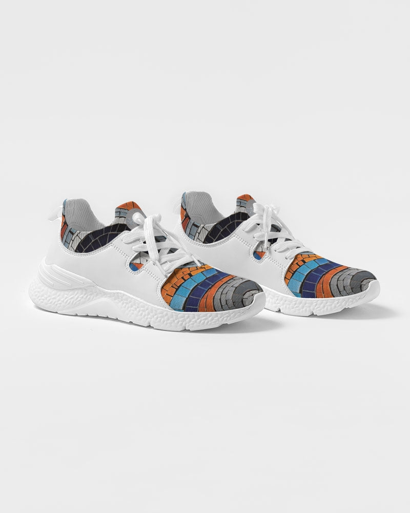 Beautiful Mosaic White Sister Women's Two-Tone Sneaker