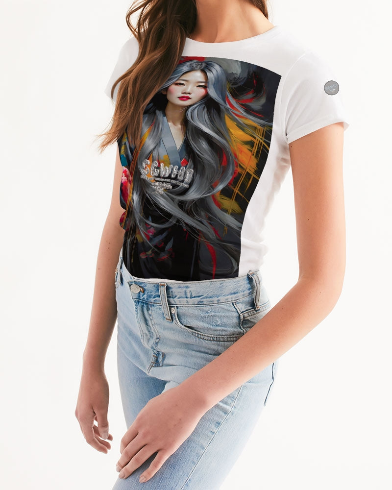This is part three of a three part collection Women's All-Over Print Tee
