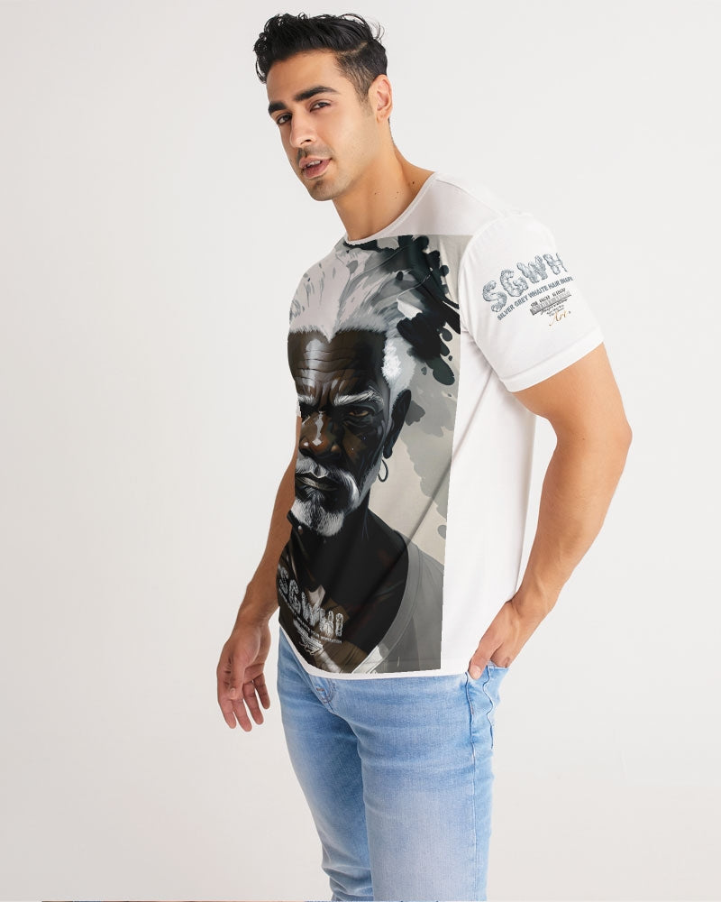 Black silver grey brother Men's All-Over Print Tee
