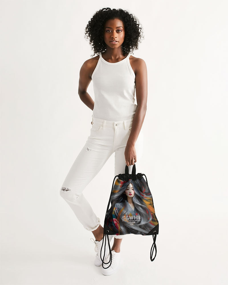 This is part three of a three part collection Canvas Drawstring Bag