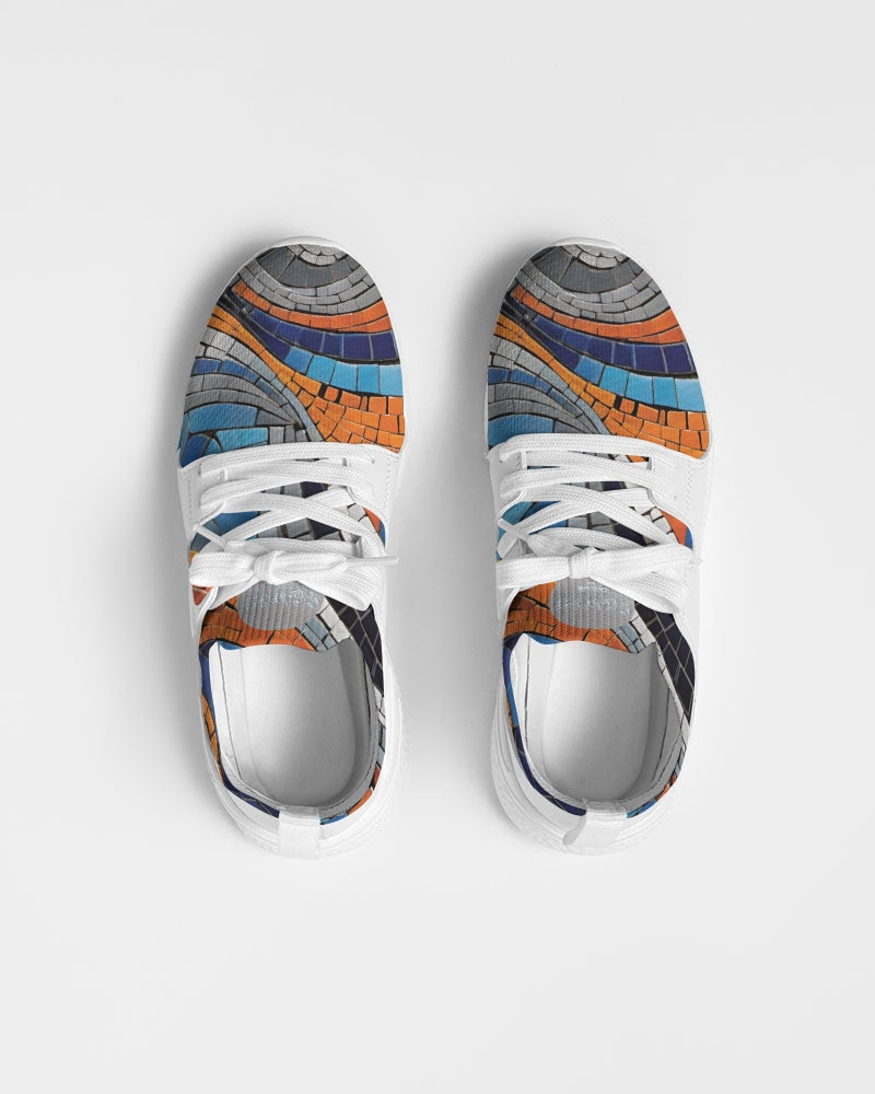 Beautiful Mosaic White Sister Women's Two-Tone Sneaker