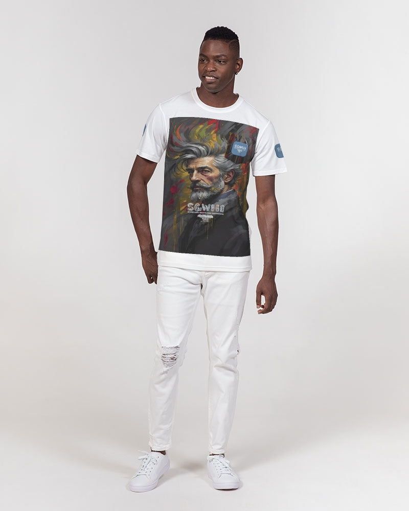 White Knight, Men's All-Over Print Pocket Tee
