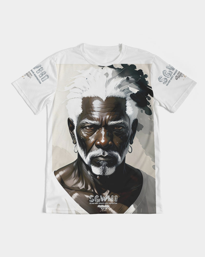 Black silver grey brother Men's All-Over Print Tee