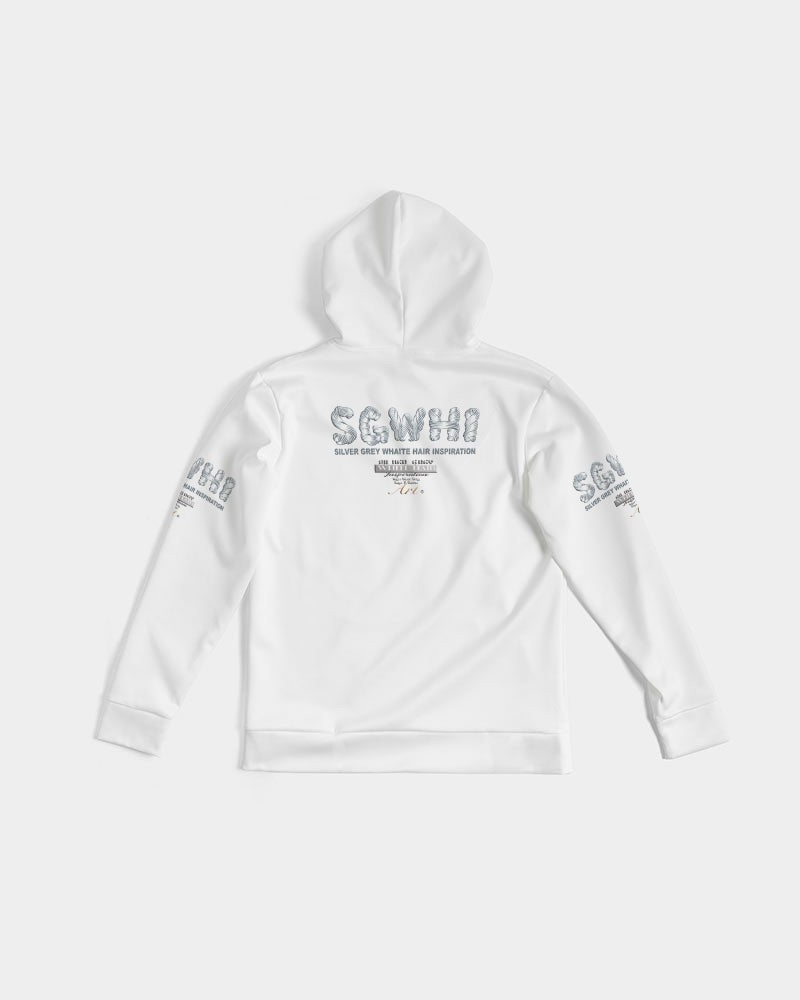 Black silver grey brother Men's All-Over Print Hoodie