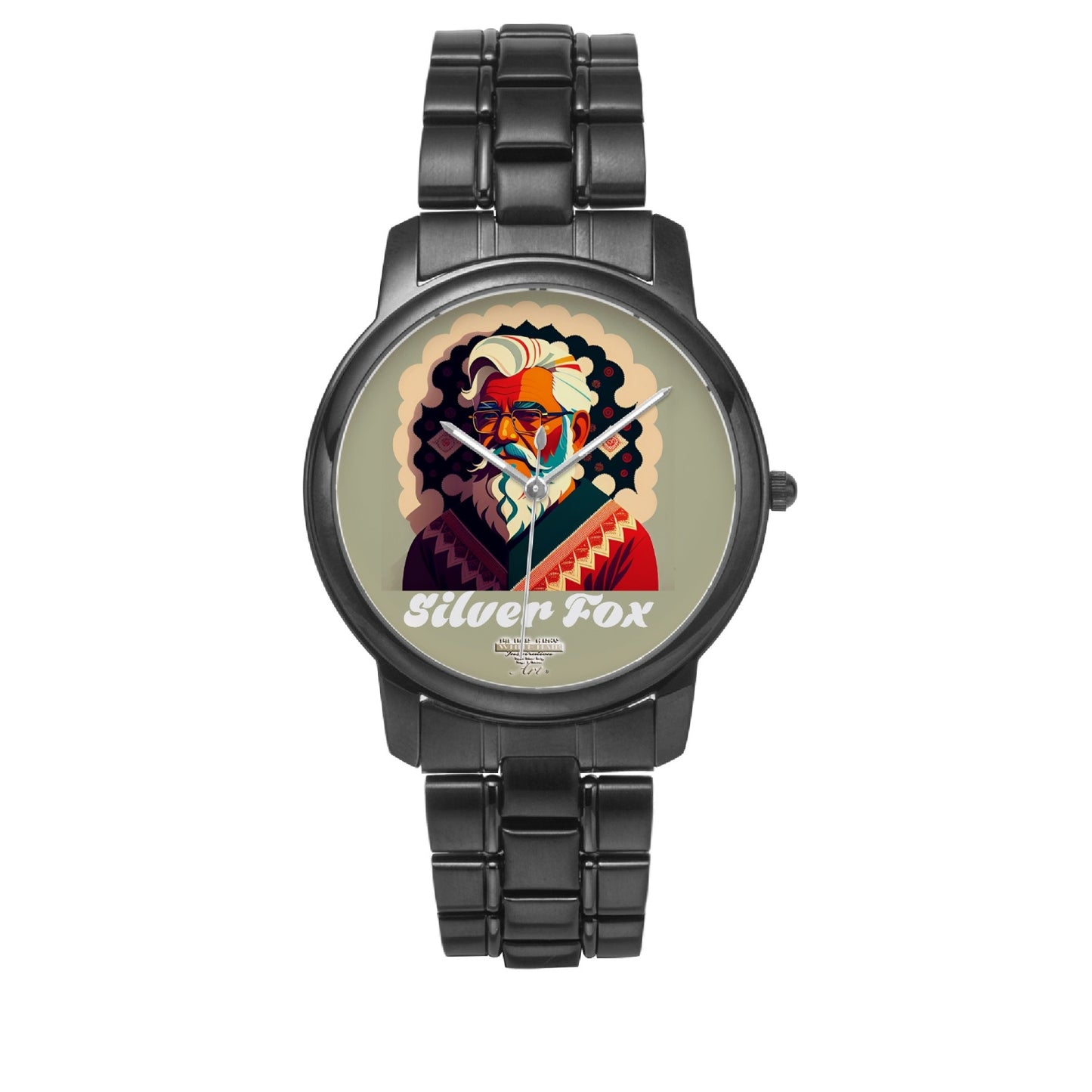 South Asian Silverfox Folding Clasp Type Stainless Steel Quartz Watch