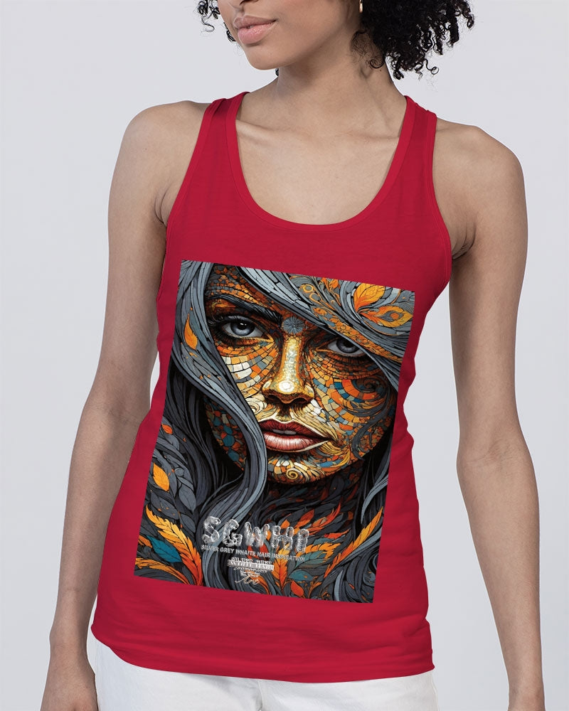 Beautiful Mosaic White Sister Unisex Jersey Tank | Bella + Canvas