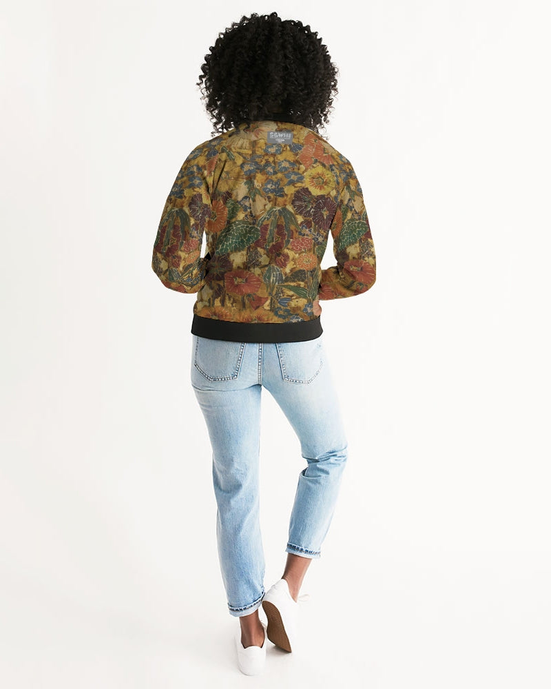 Autumn play Women's All-Over Print Bomber Jacket