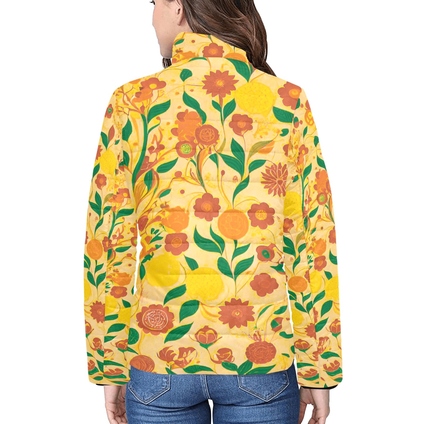 Women's stand collar padded jacket(H41)