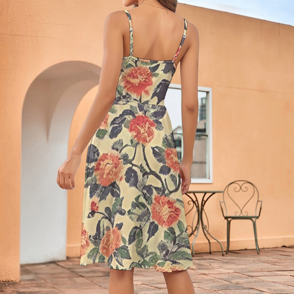 Long suspender dress