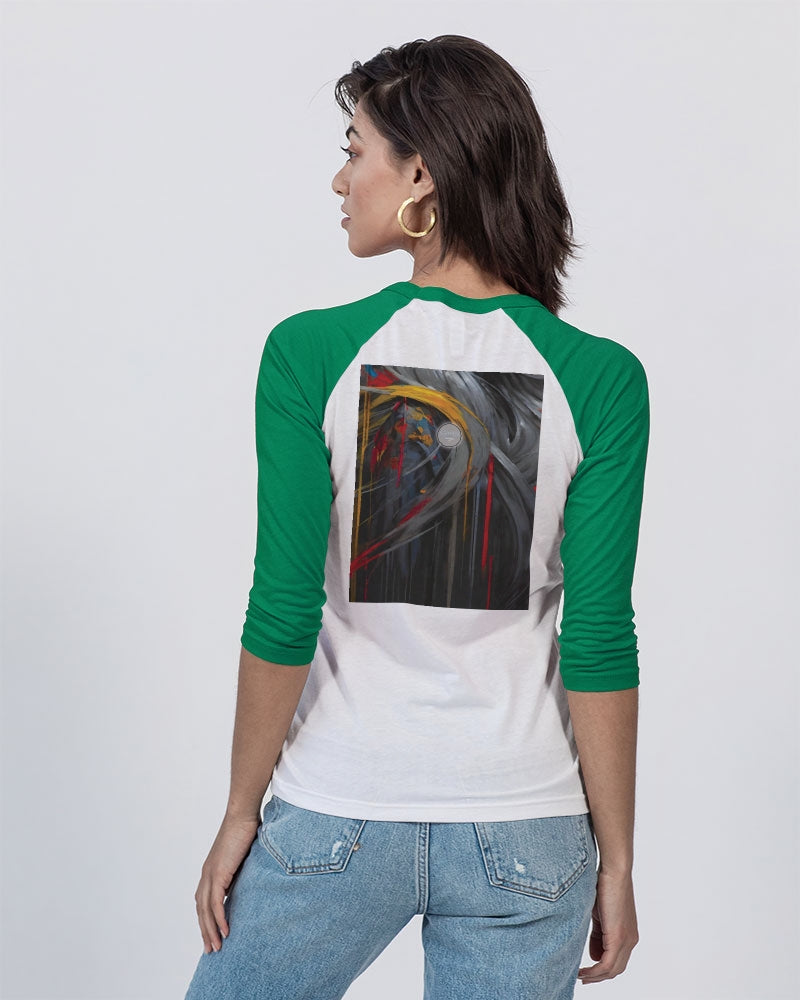 This is part three of a three part collection Unisex Three-Quarter Sleeve Baseball Tee | Bella + Canvas