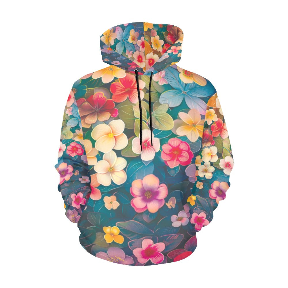Women's All Over Print Hoodie (Model H13)
