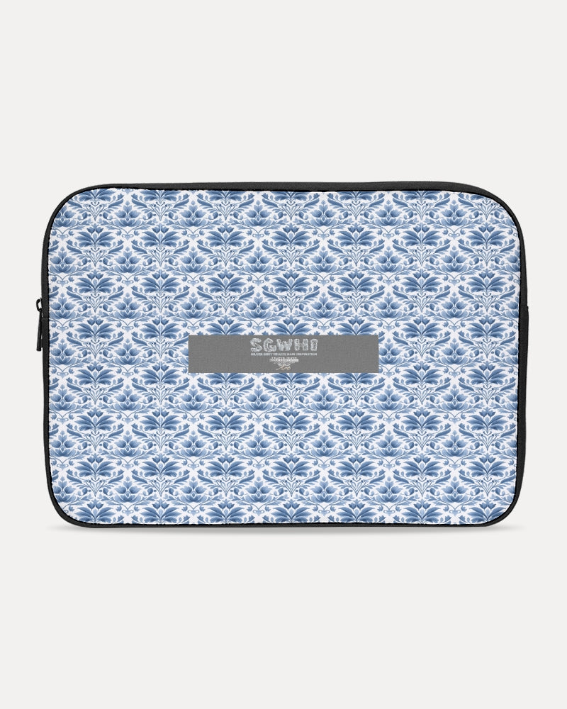 light blue Royal patten Laptop Sleeve