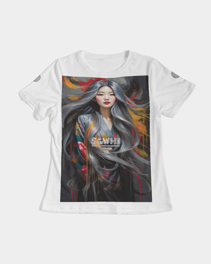 This is part three of a three part collection Women's All-Over Print Tee