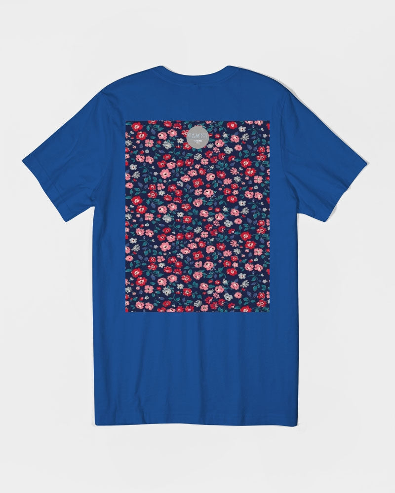 Midnight blue pretty glance. Unisex Jersey V-Neck Tee | Bella + Canvas