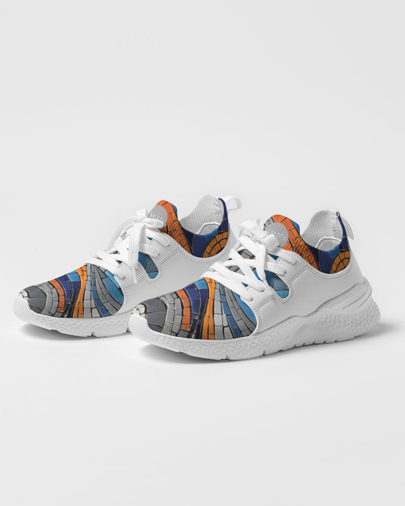 Beautiful Mosaic White Sister Women's Two-Tone Sneaker