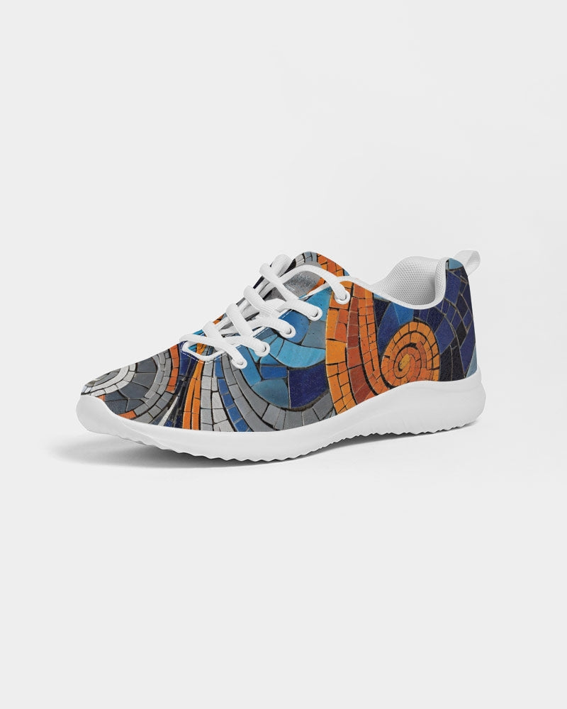 Beautiful Mosaic White Sister Women's Athletic Shoe