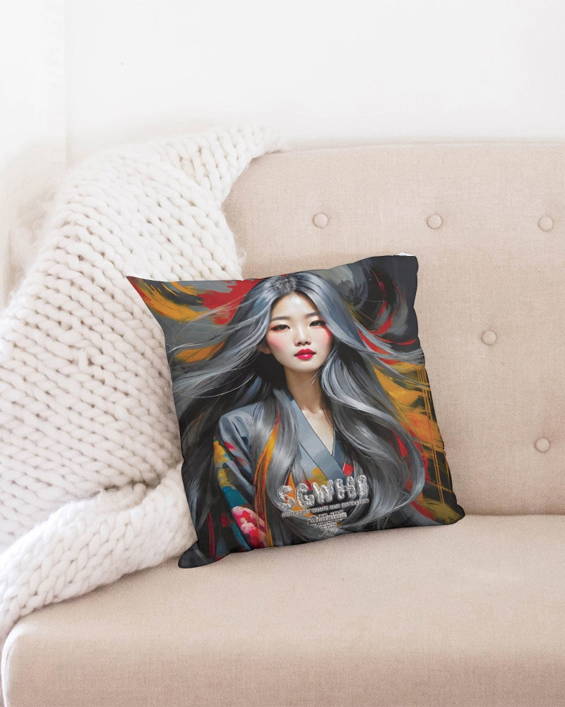 This is part three of a three part collection Throw Pillow Case 16"x16"
