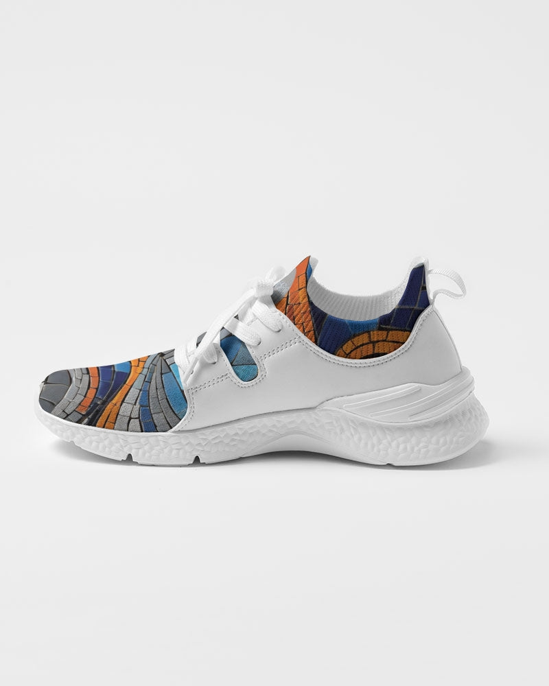 Beautiful Mosaic White Sister Women's Two-Tone Sneaker