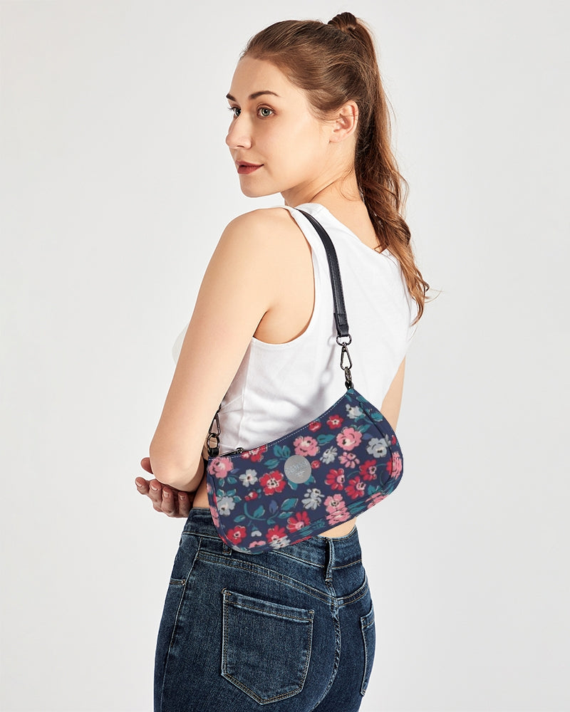 Midnight blue pretty glance. Petite Canvas Pouch