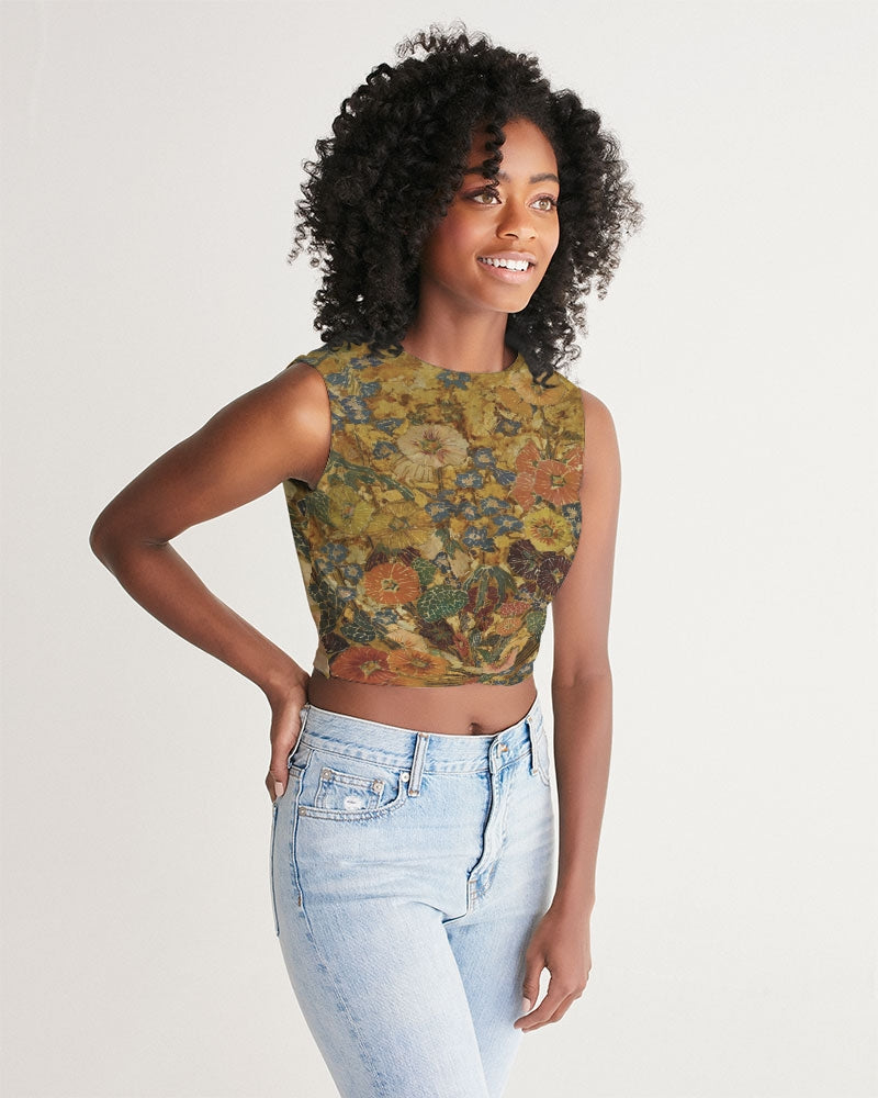 Autumn play Women's All-Over Print Twist-Front Tank