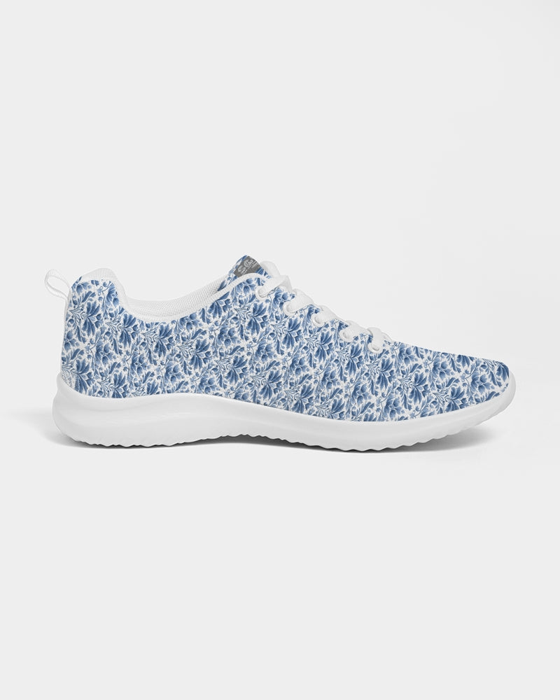 light blue Royal patten Men's Athletic Shoe