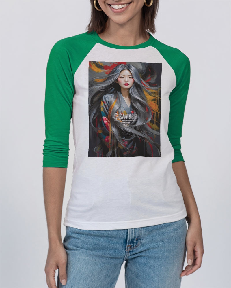 This is part three of a three part collection Unisex Three-Quarter Sleeve Baseball Tee | Bella + Canvas