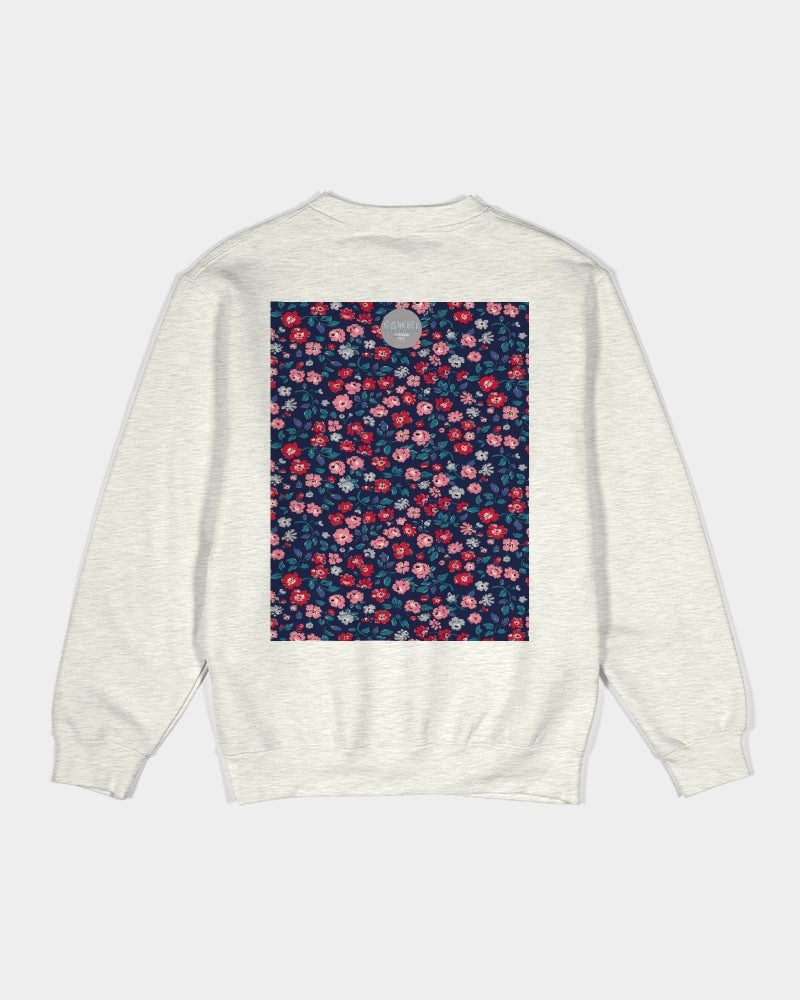 Midnight blue pretty glance. Unisex Premium Crewneck Sweatshirt | Lane Seven