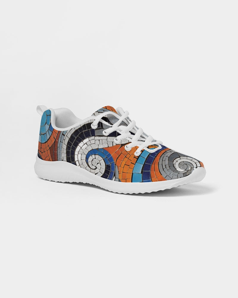 Beautiful Mosaic White Sister Women's Athletic Shoe
