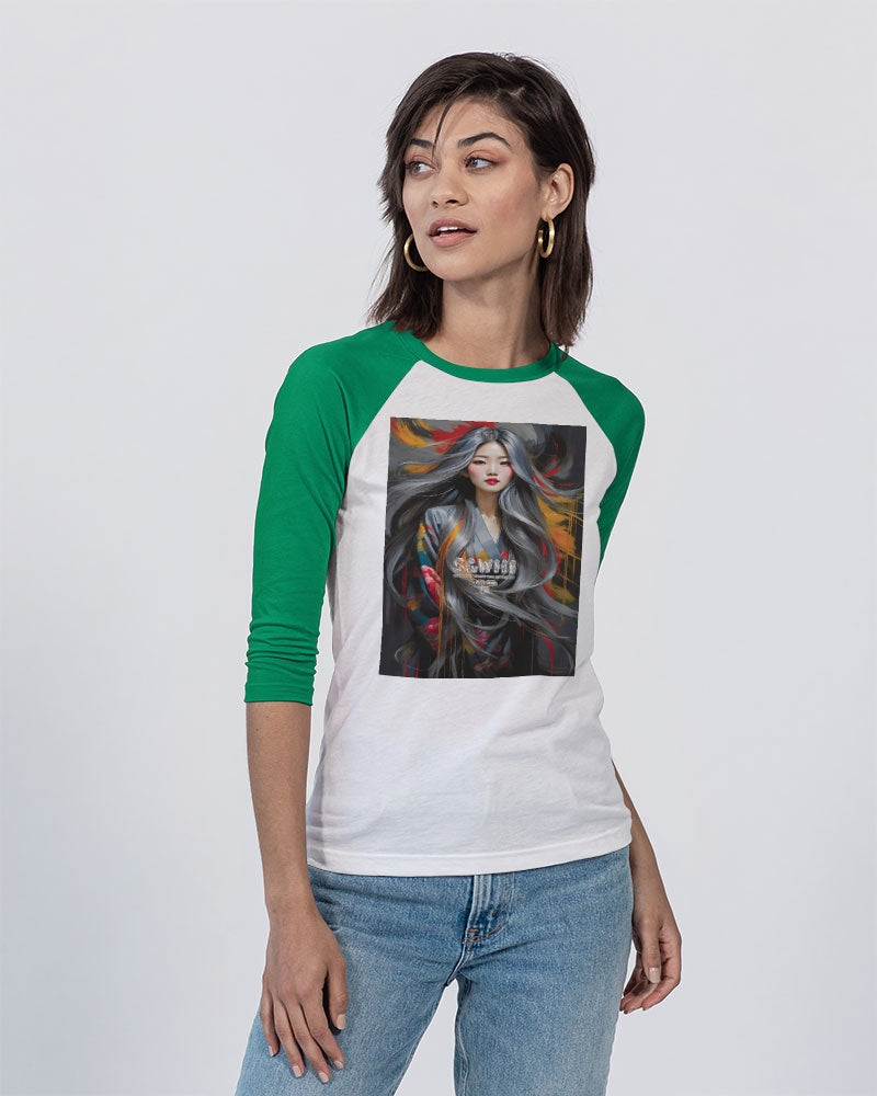 This is part three of a three part collection Unisex Three-Quarter Sleeve Baseball Tee | Bella + Canvas
