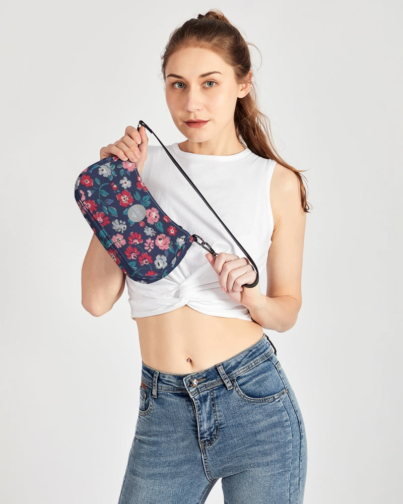 Midnight blue pretty glance. Petite Canvas Pouch