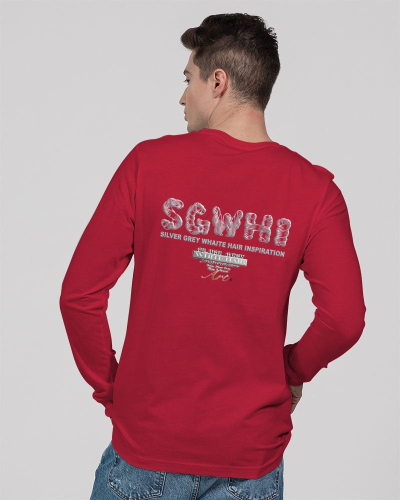 Black silver grey brother Unisex Jersey Long Sleeve Tee | Bella + Canvas
