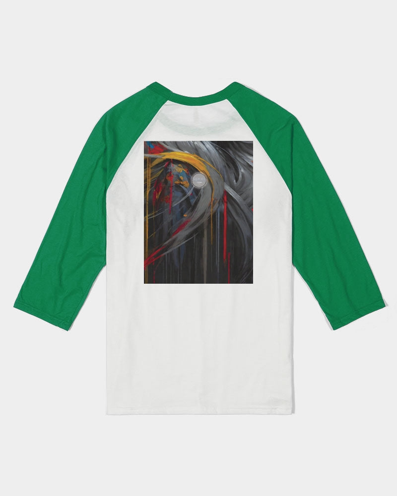 This is part three of a three part collection Unisex Three-Quarter Sleeve Baseball Tee | Bella + Canvas