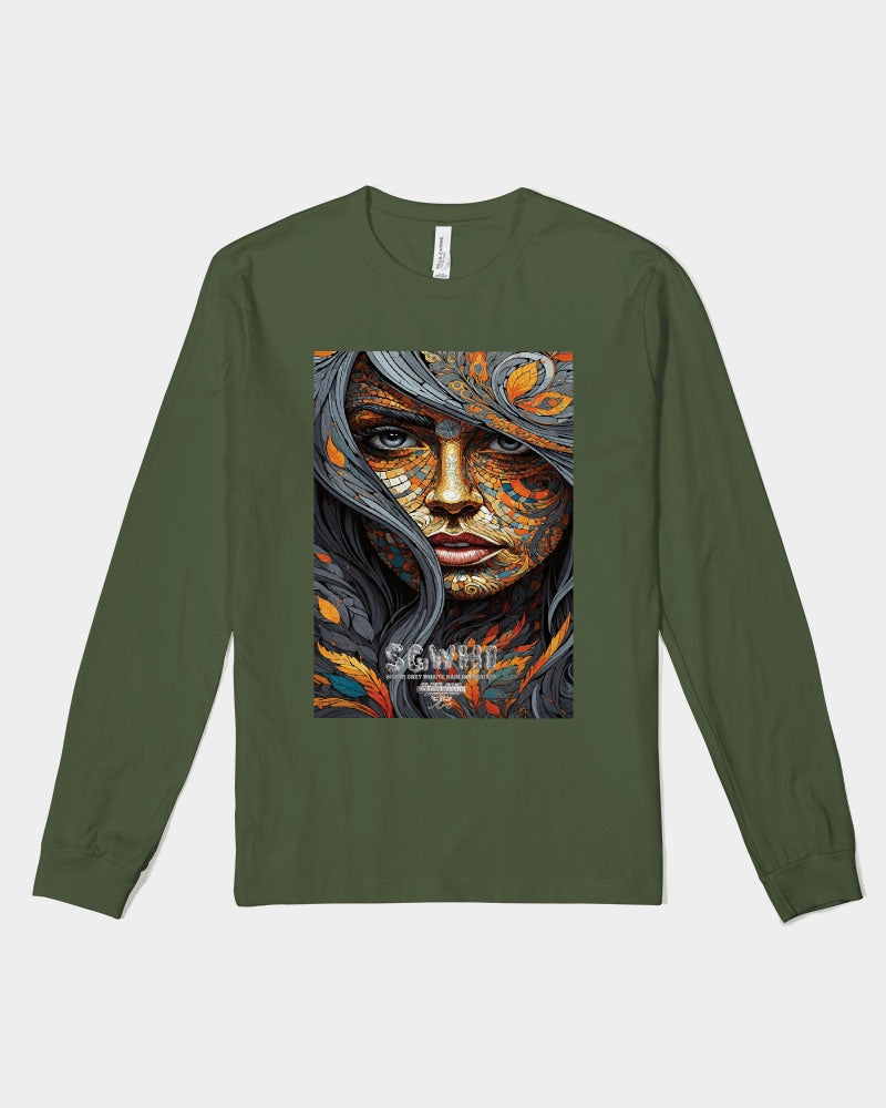 Beautiful Mosaic White Sister Unisex Jersey Long Sleeve Tee | Bella + Canvas