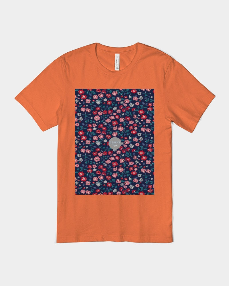 Midnight blue pretty glance. Unisex Jersey Tee | Bella + Canvas