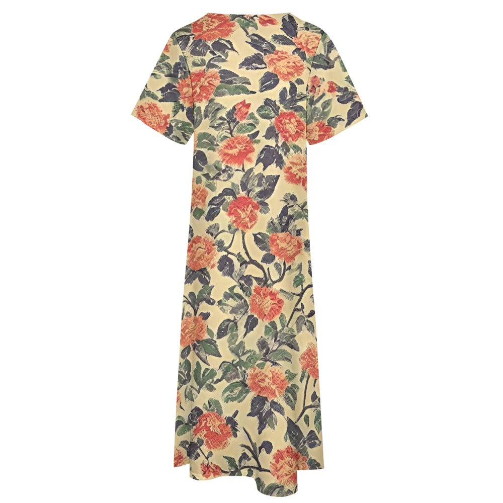 7-point sleeve dress