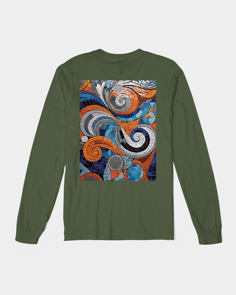 Beautiful Mosaic White Sister Unisex Jersey Long Sleeve Tee | Bella + Canvas