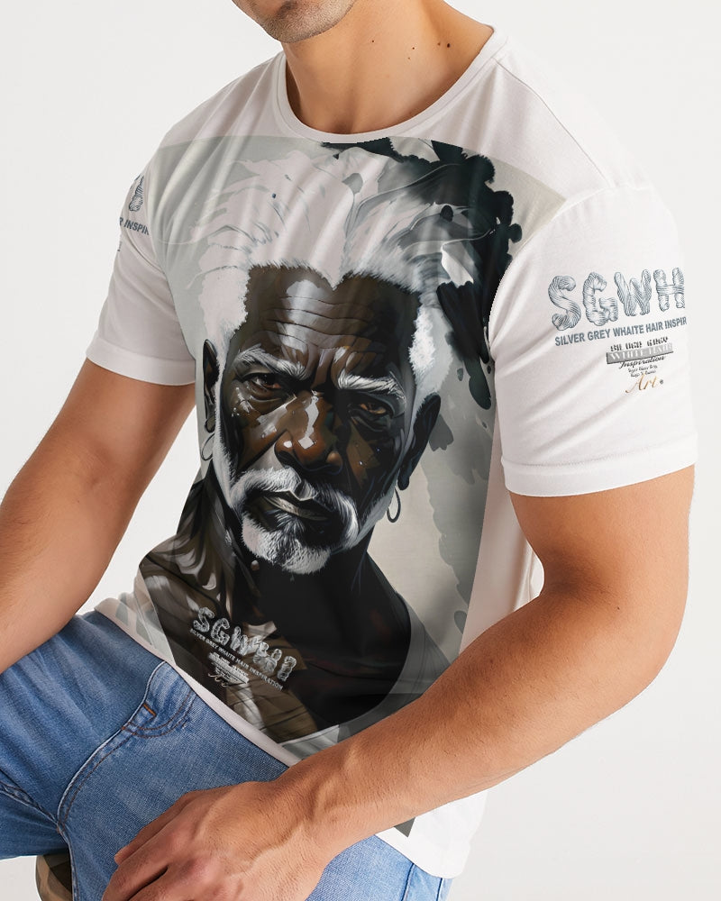 Black silver grey brother Men's All-Over Print Tee