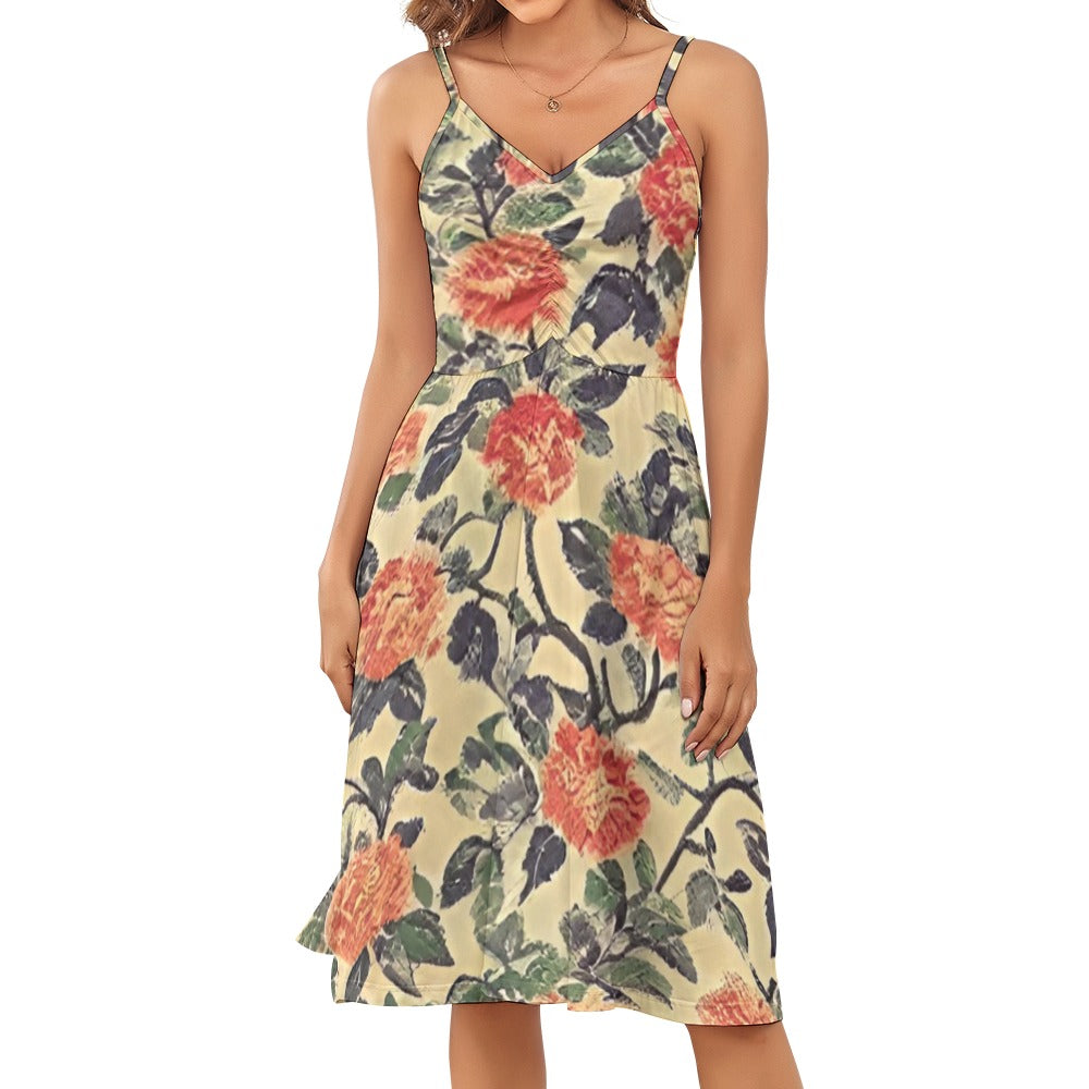 Long suspender dress