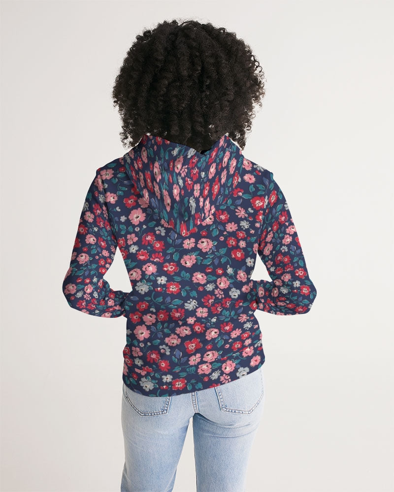 Midnight blue pretty glance. Women' All-Over Print Hoodie