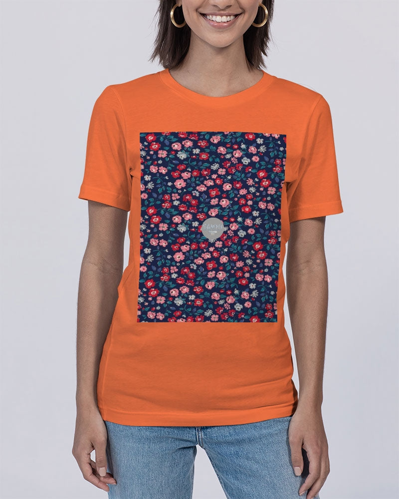 Midnight blue pretty glance. Unisex Jersey Tee | Bella + Canvas